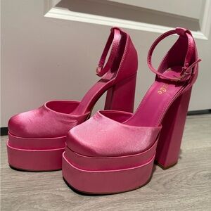 Pink Platform Heels